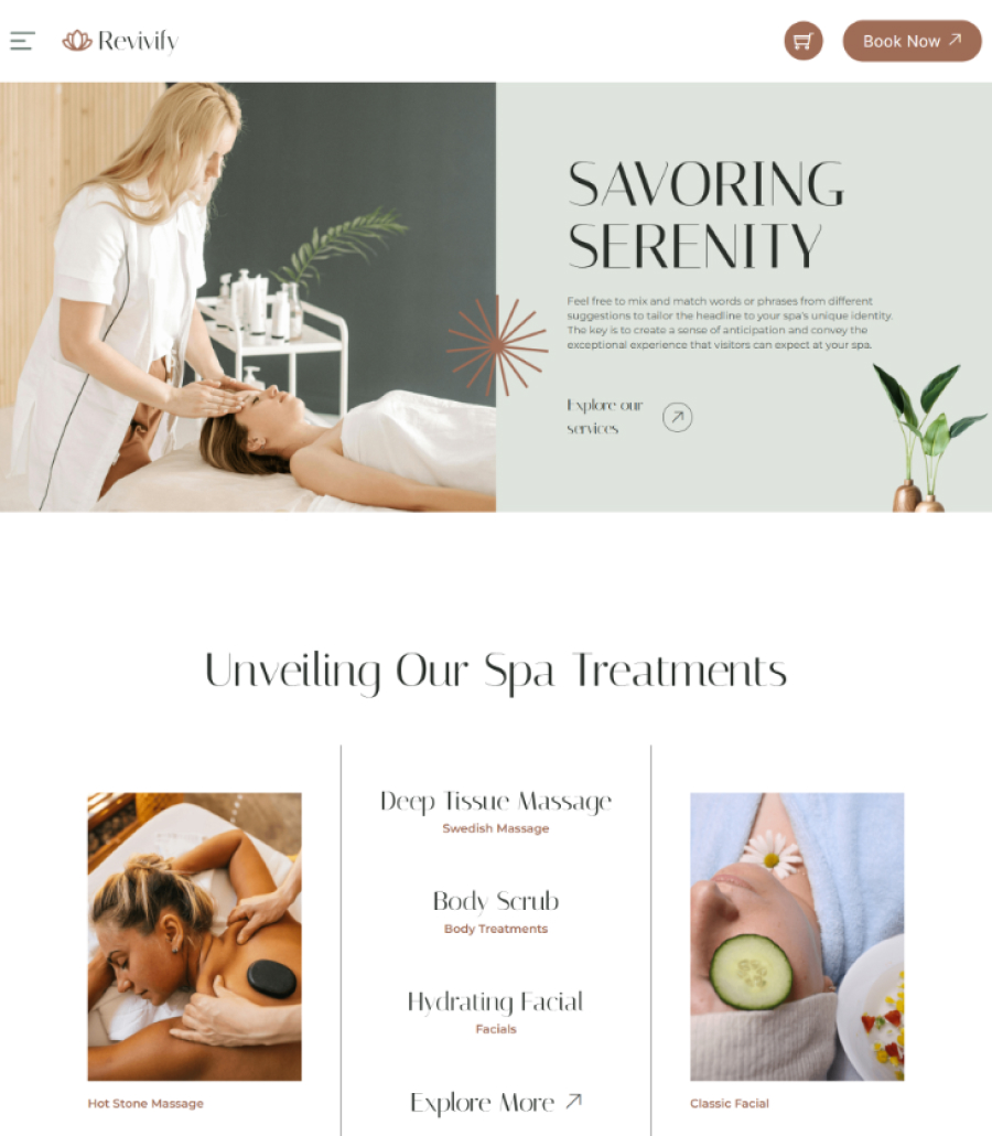 Revivify – Spa Template